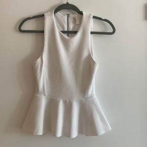 HM peplum top size 4